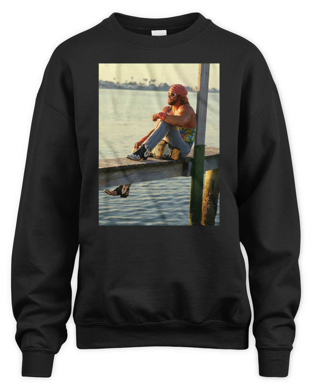 Champions Reflection Macho Man Randy Savage Unisex Premium Crewneck Sweatshirt