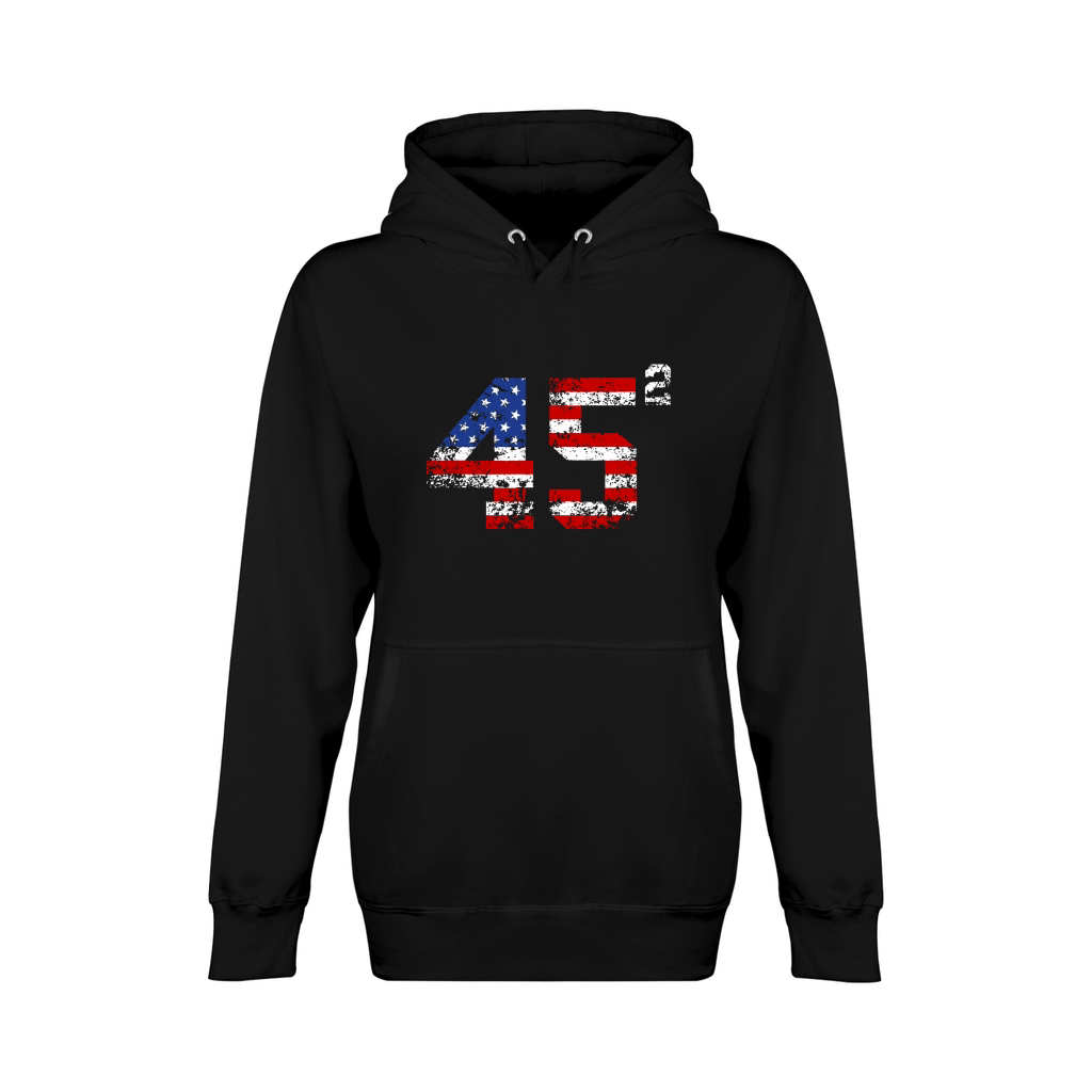 45 Squared American Donald Trump 2020 shirt Unisex Premium Pullover Hoodie