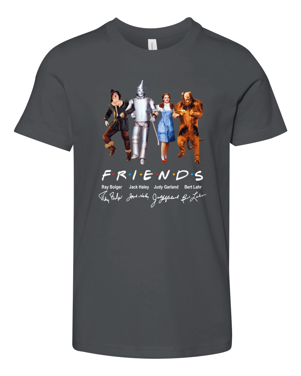 The Wizard of Oz Friends Signatures shirt Youth Unisex Jersey Tee