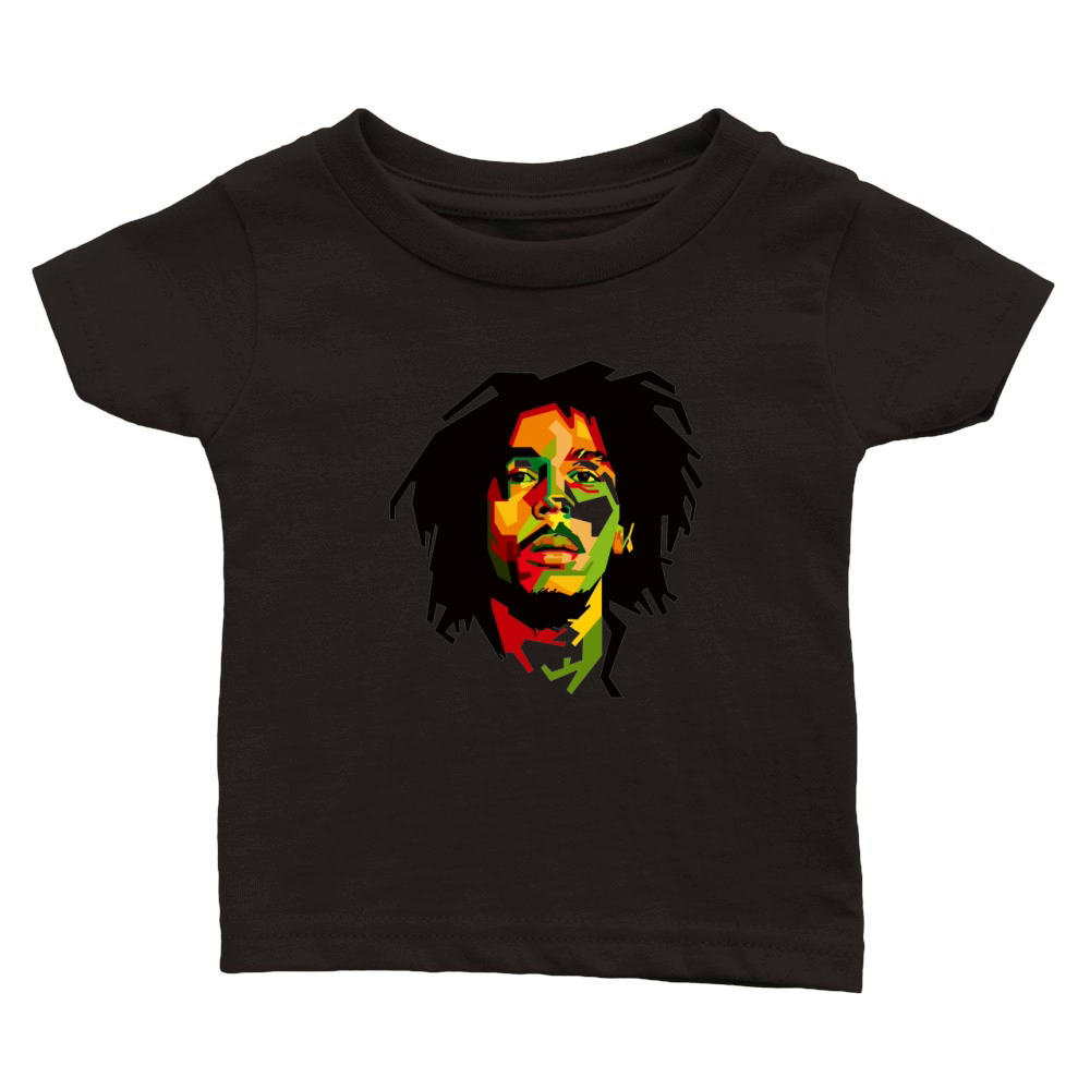Bob Marley Be Happy Classic Baby Crewneck T-shirt