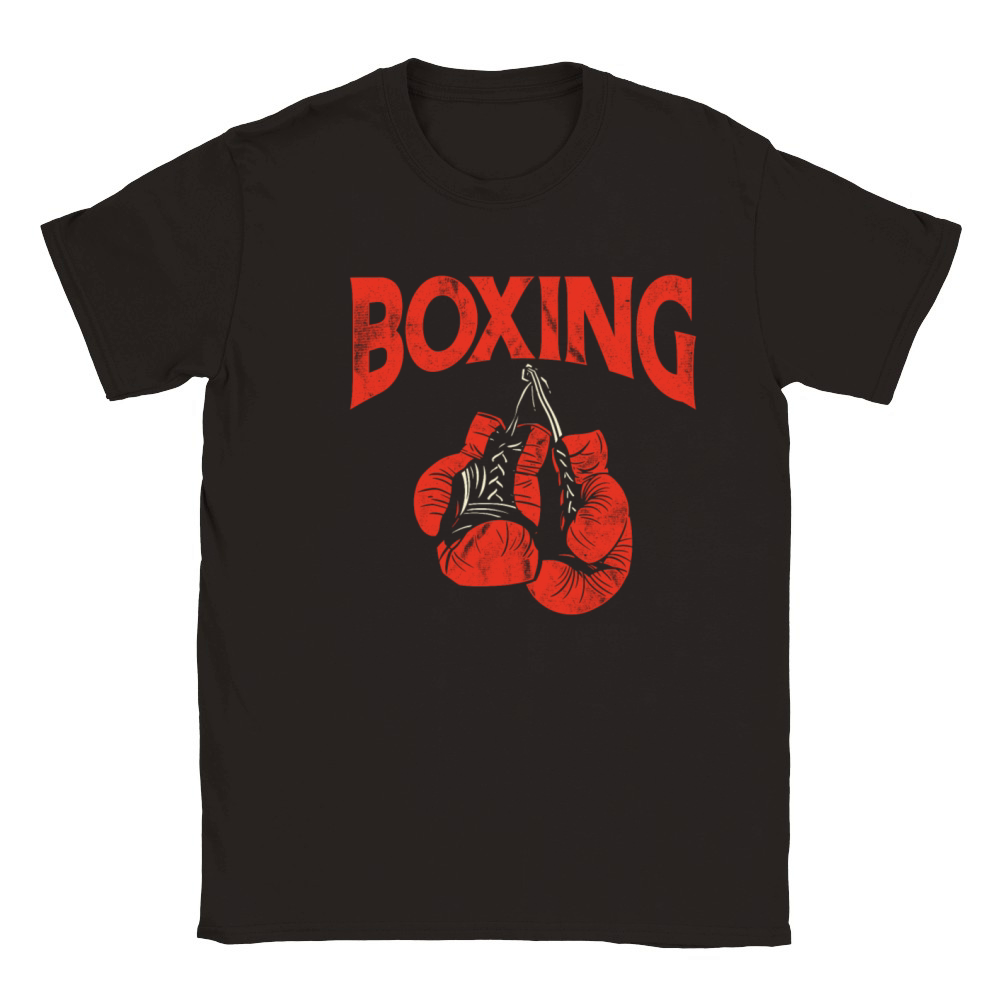 Boxing Gloves Vintage Boxing Classic Kids Crewneck T-shirt