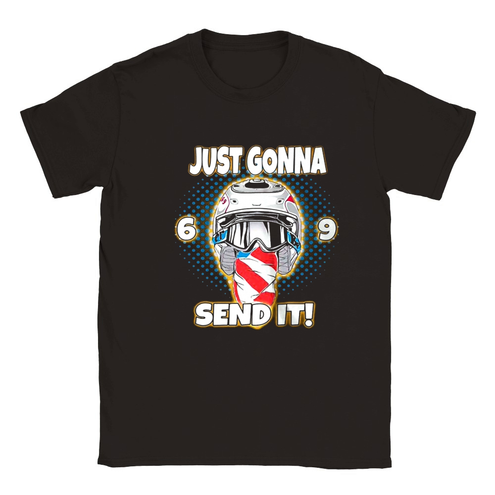 Just Gonna Send It Uncle Ronnie Mac 69 Dirt Bike Shirt Classic Kids Crewneck T-shirt