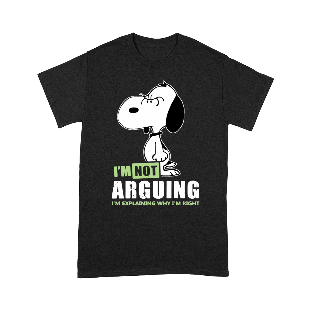 Snoopy Arguing Comfort T-shirt