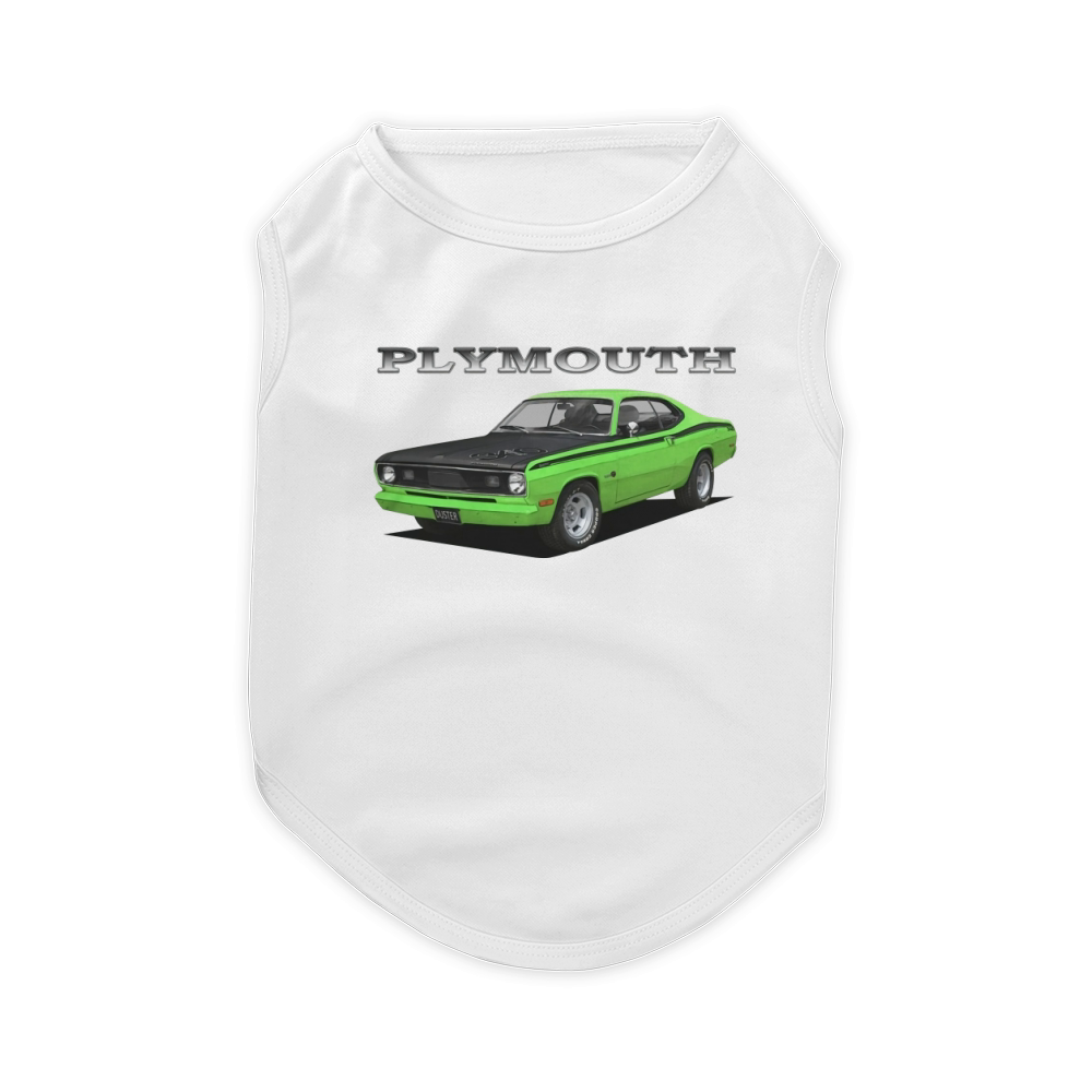 1972 Plymouth Duster Green Pet T-Shirt