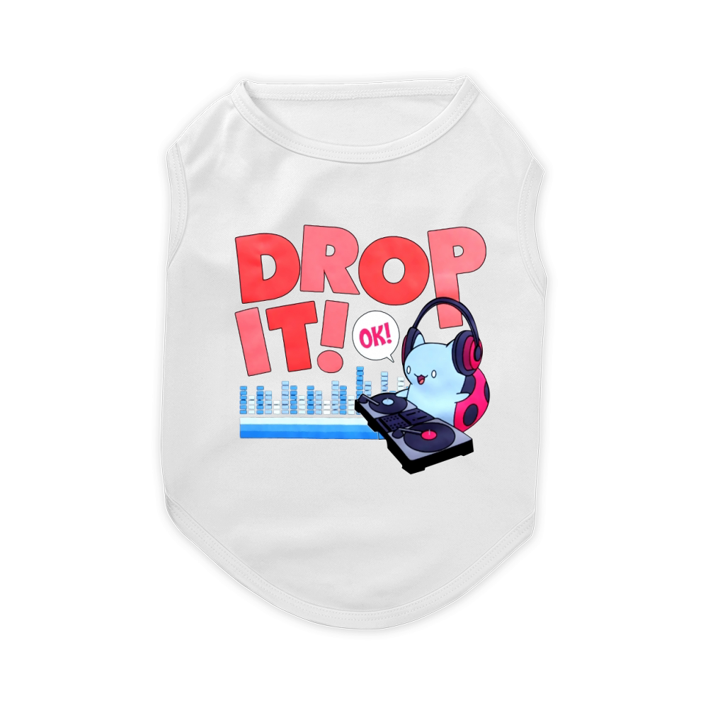 DROP IT OK - CATBUG DJ Pet T-Shirt