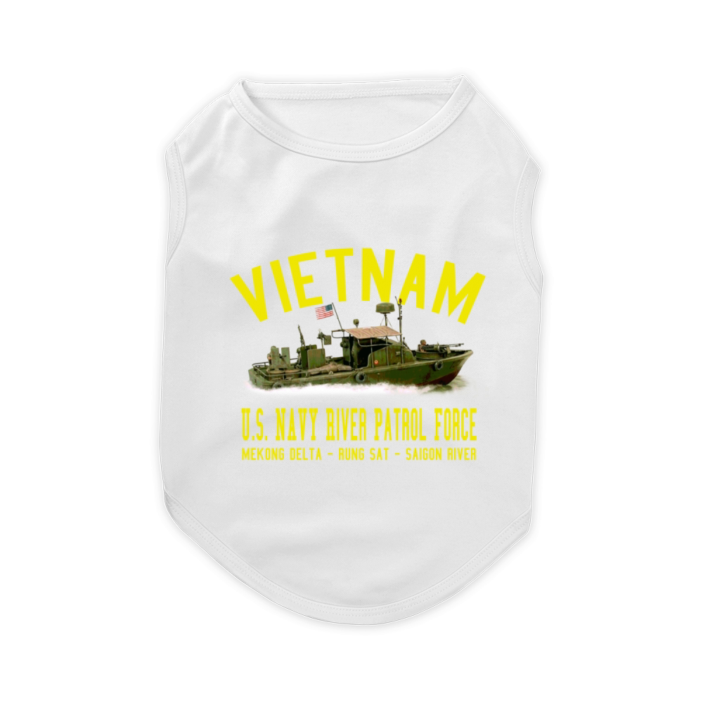 Vietnam Us navy river patrol force Pet T-Shirt
