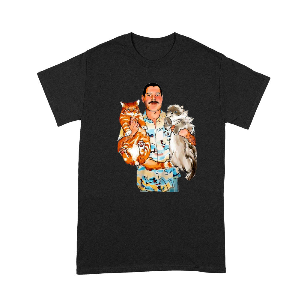 Freddie Mercury hug cats shirt Premium T-shirt