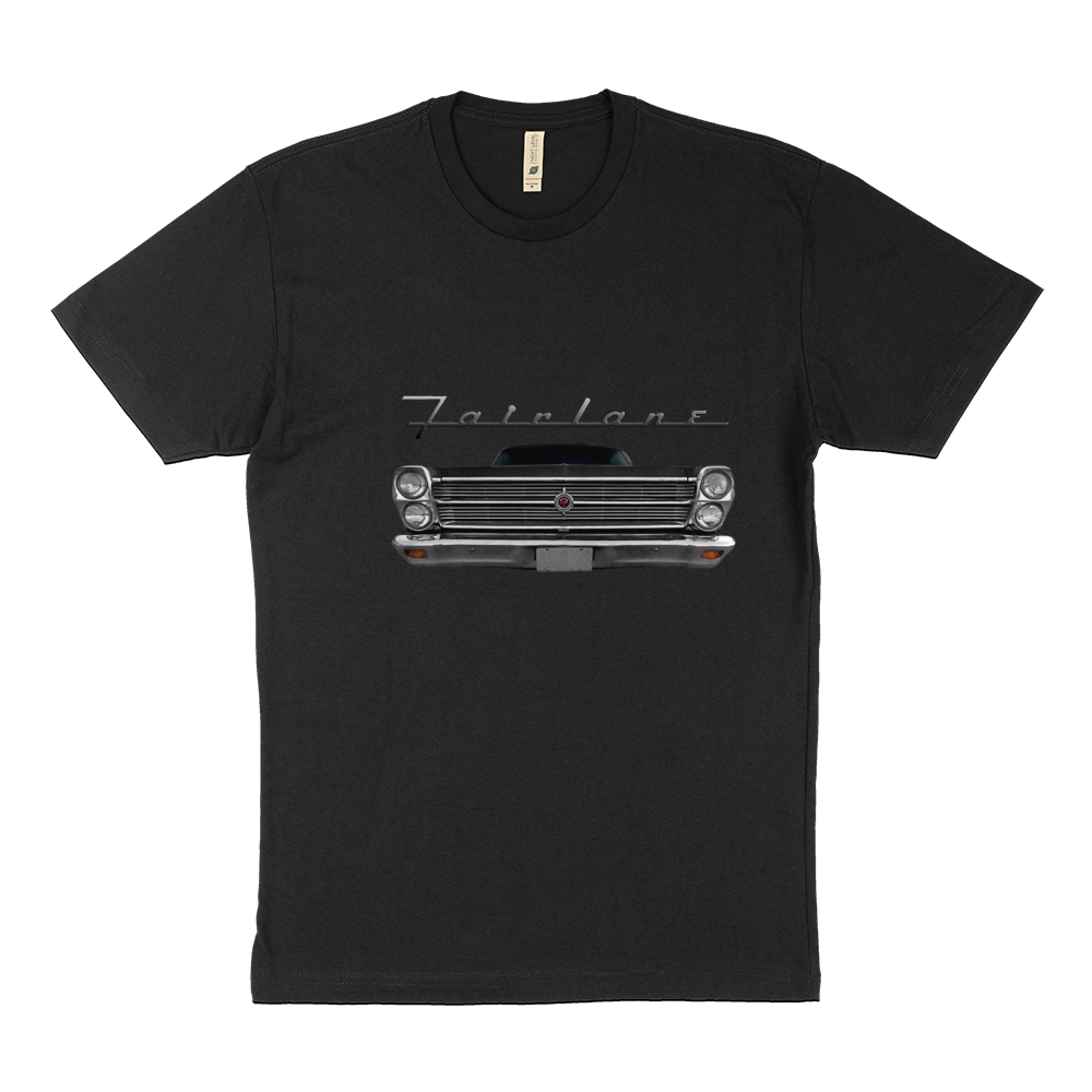1966 Fairlane Two Side Black Sustainable T-Shirt