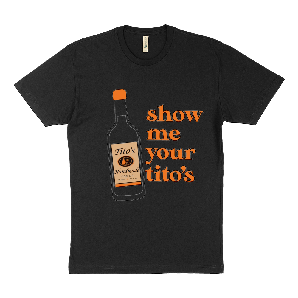Show Me Your Titos Funny Wine Sustainable T-Shirt