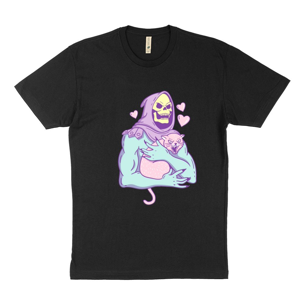Skeletor cat sticker Sustainable T-Shirt