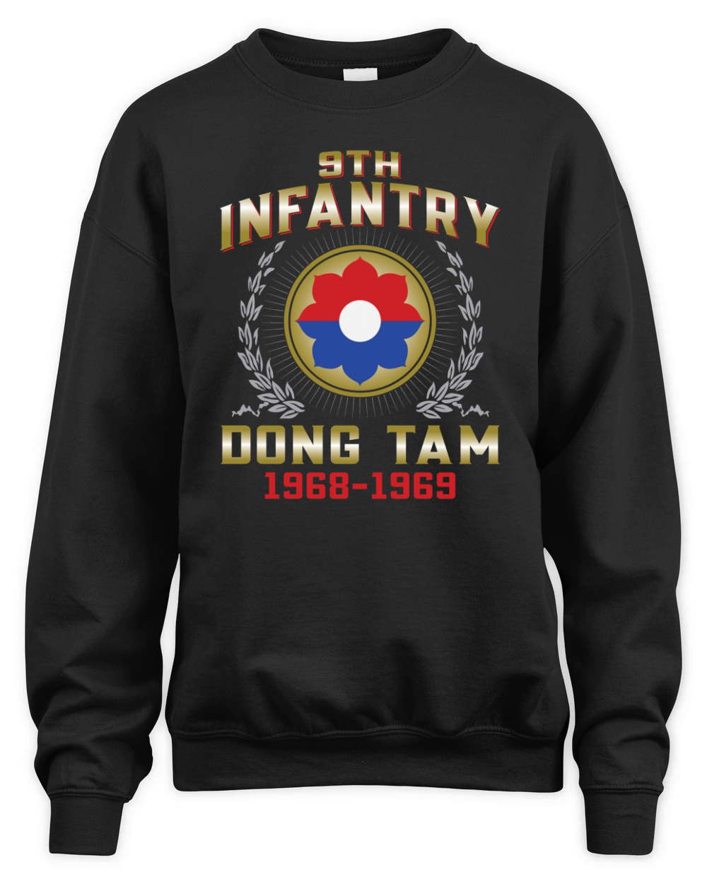 9TH INFANTRY DONG TAM 1968 to 1969 Unisex Premium Crewneck Sweatshirt