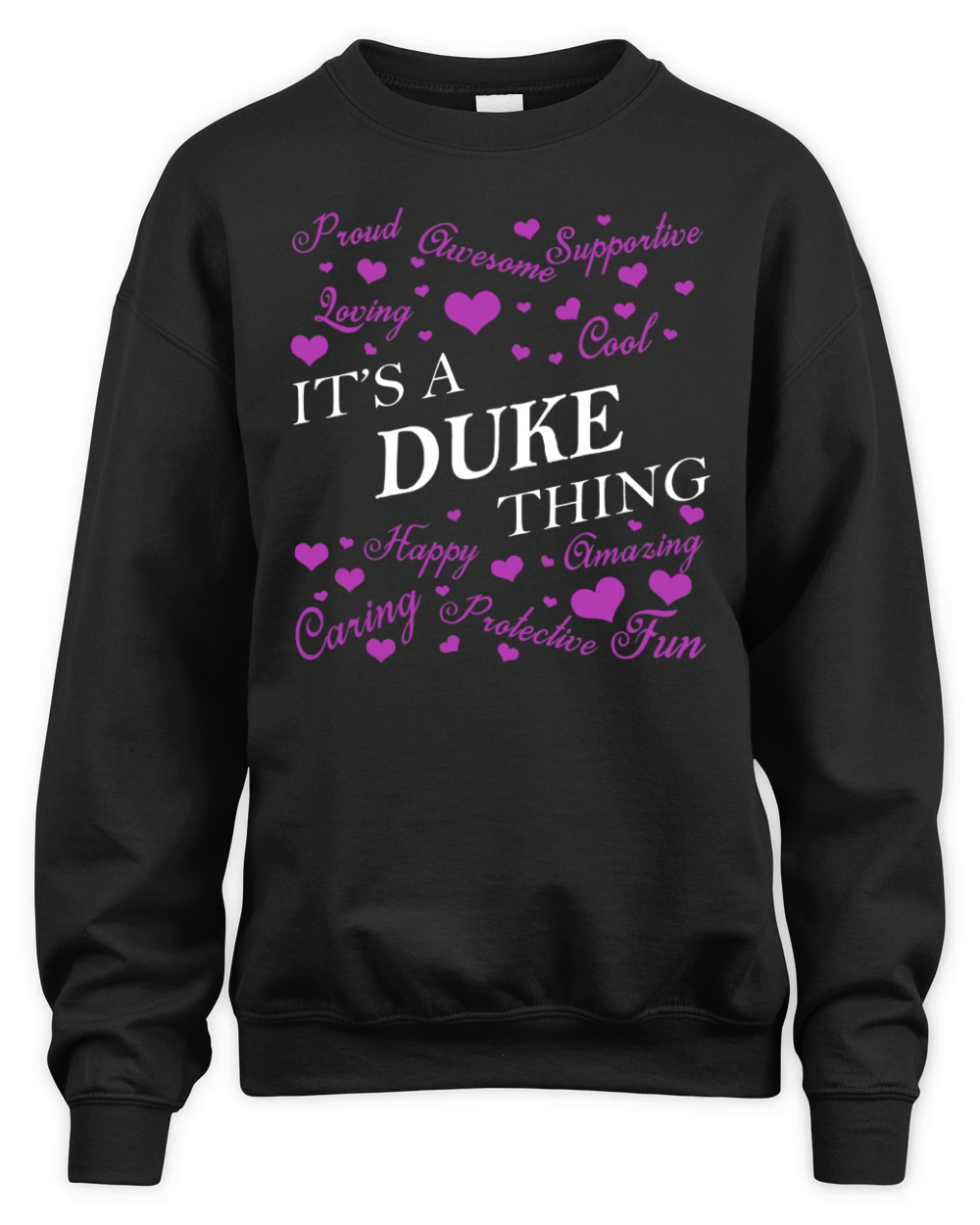 DUKE Unisex Premium Crewneck Sweatshirt