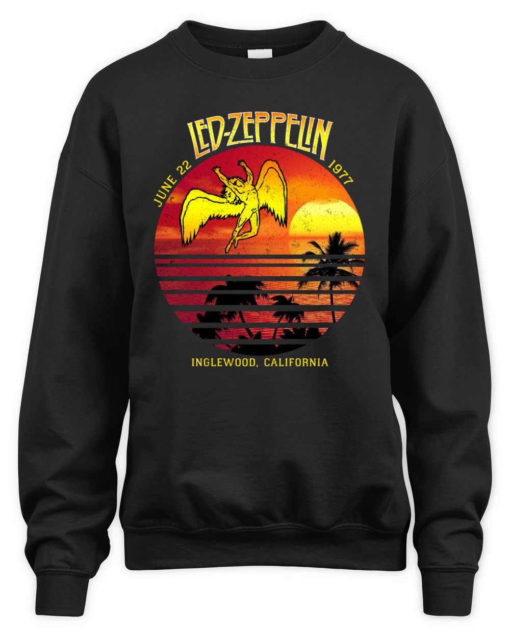 LED ZEPPELIN SUNSET Unisex Premium Crewneck Sweatshirt