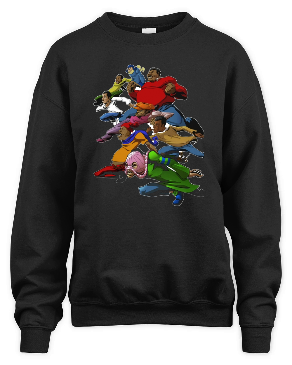 shirt Fat Albert and the Gang Ready for battle Unisex Premium Crewneck Sweatshirt