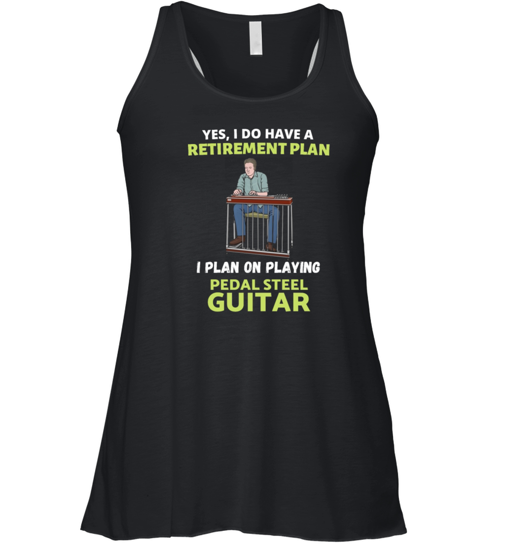 playing pedal steel guitar Women's Flowy Tank Top