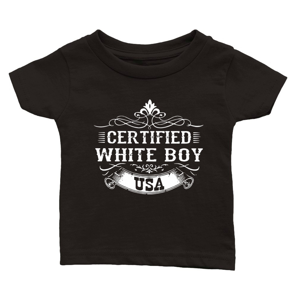 Certified whiteboy USA Classic Baby Crewneck T-shirt