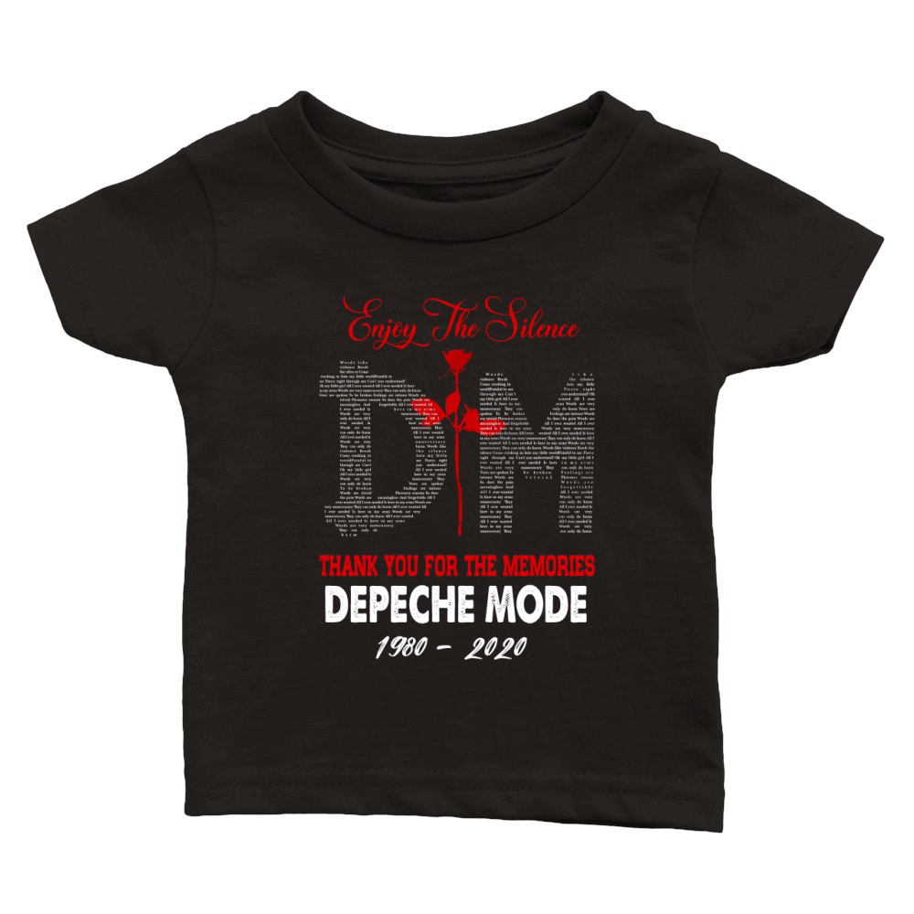 Enjoy the silence thank you for the memories Depeche Mode Classic Baby Crewneck T-shirt