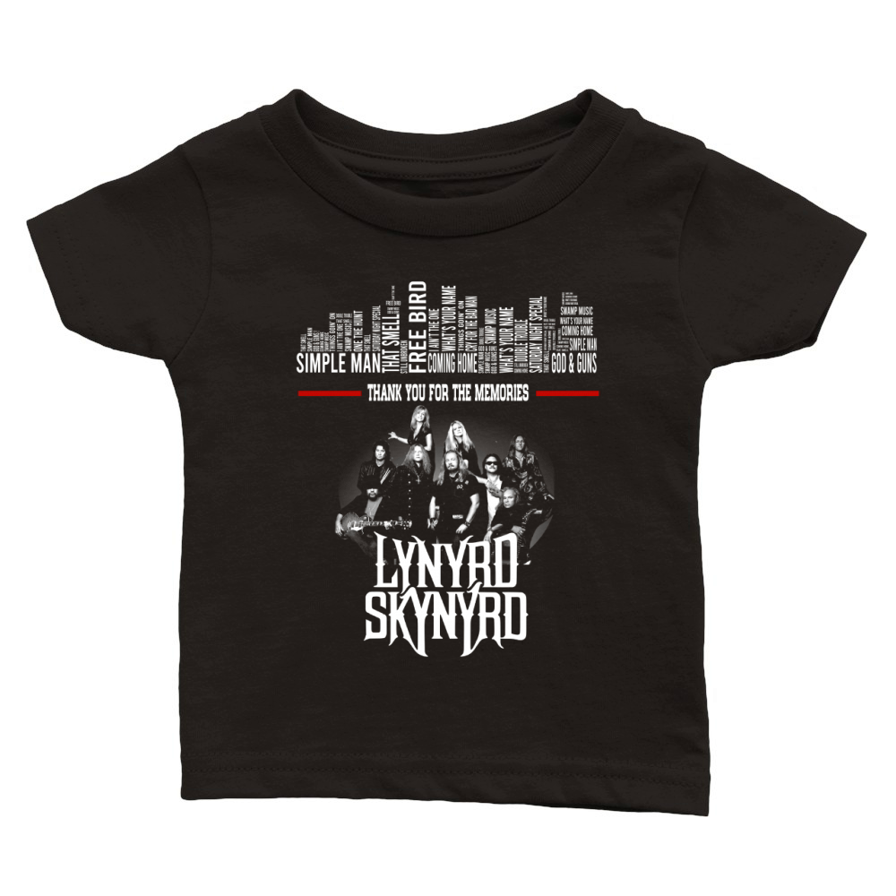Lynyrd Skynyrd Simple Man Thank You For The Memories Classic Baby Crewneck T-shirt