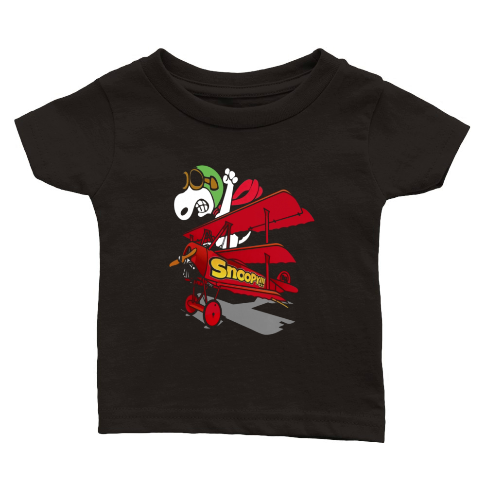 snoopy pilot Classic Baby Crewneck T-shirt