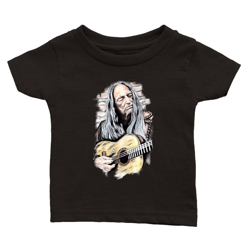 WILLIE NELSON FANS Tshirt, WILLIE NELSON FANS Hoodies Classic Baby Crewneck T-shirt