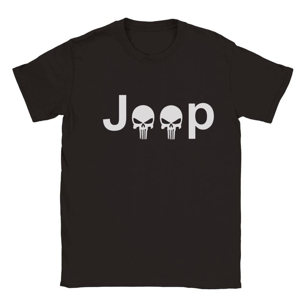 Jeep Punisher Logo Parody Classic Kids Crewneck T-shirt