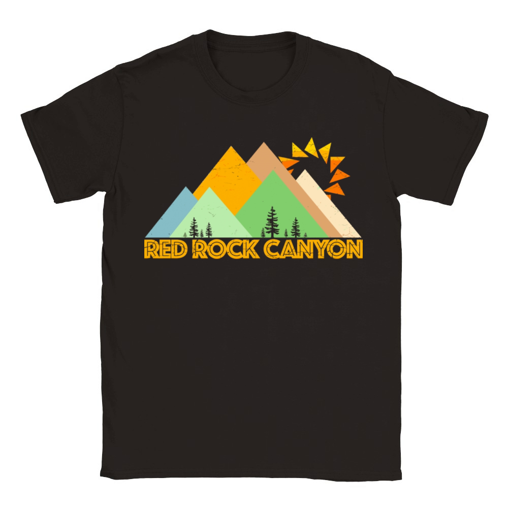 Retro Vintage Red Rock Canyon Classic Kids Crewneck T-shirt