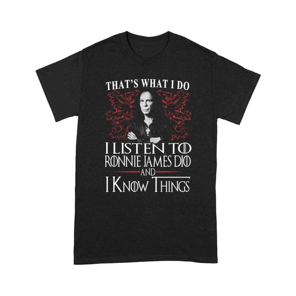 Ronnie James Dio I KNOW THINGS Comfort T-shirt