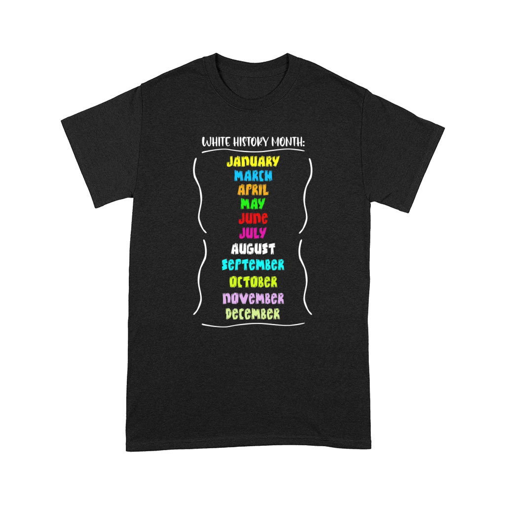 White History Month Colorful Comfort T-shirt