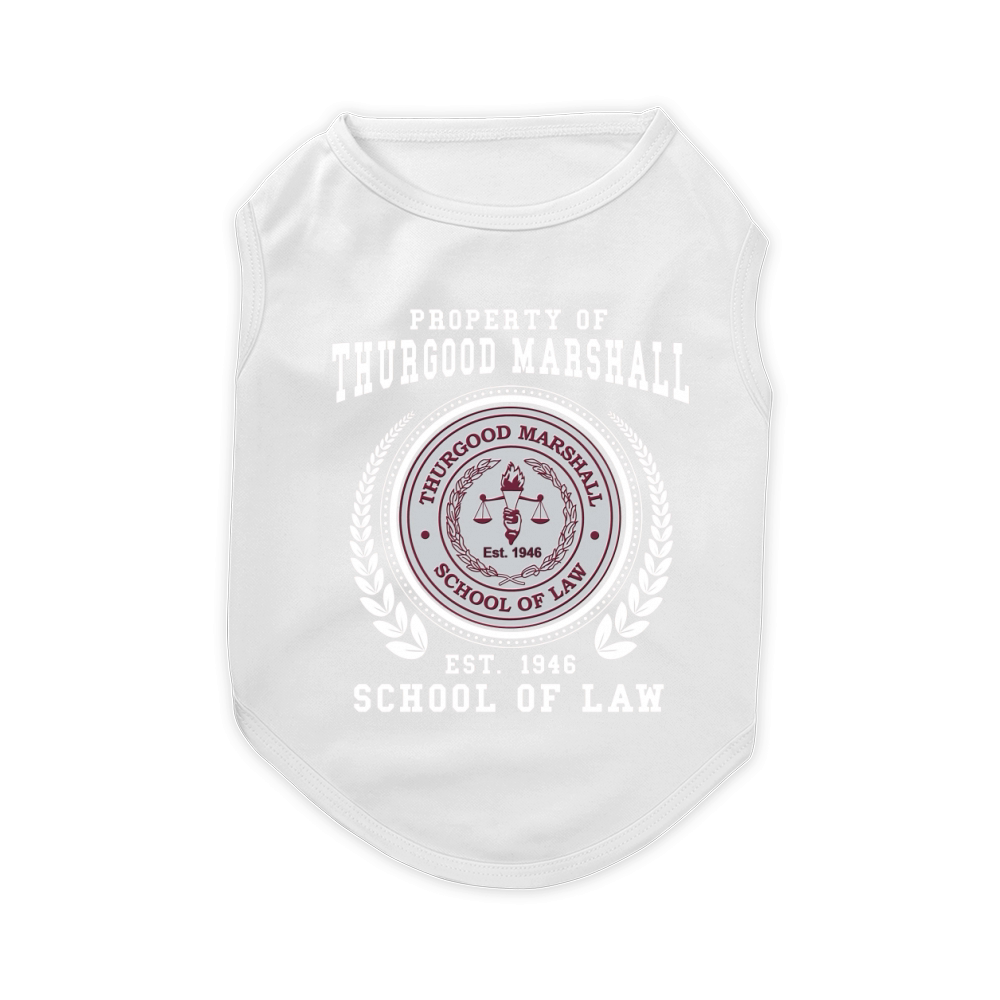 Property of thurgood marshall EST 1946 school of law Pet T-Shirt