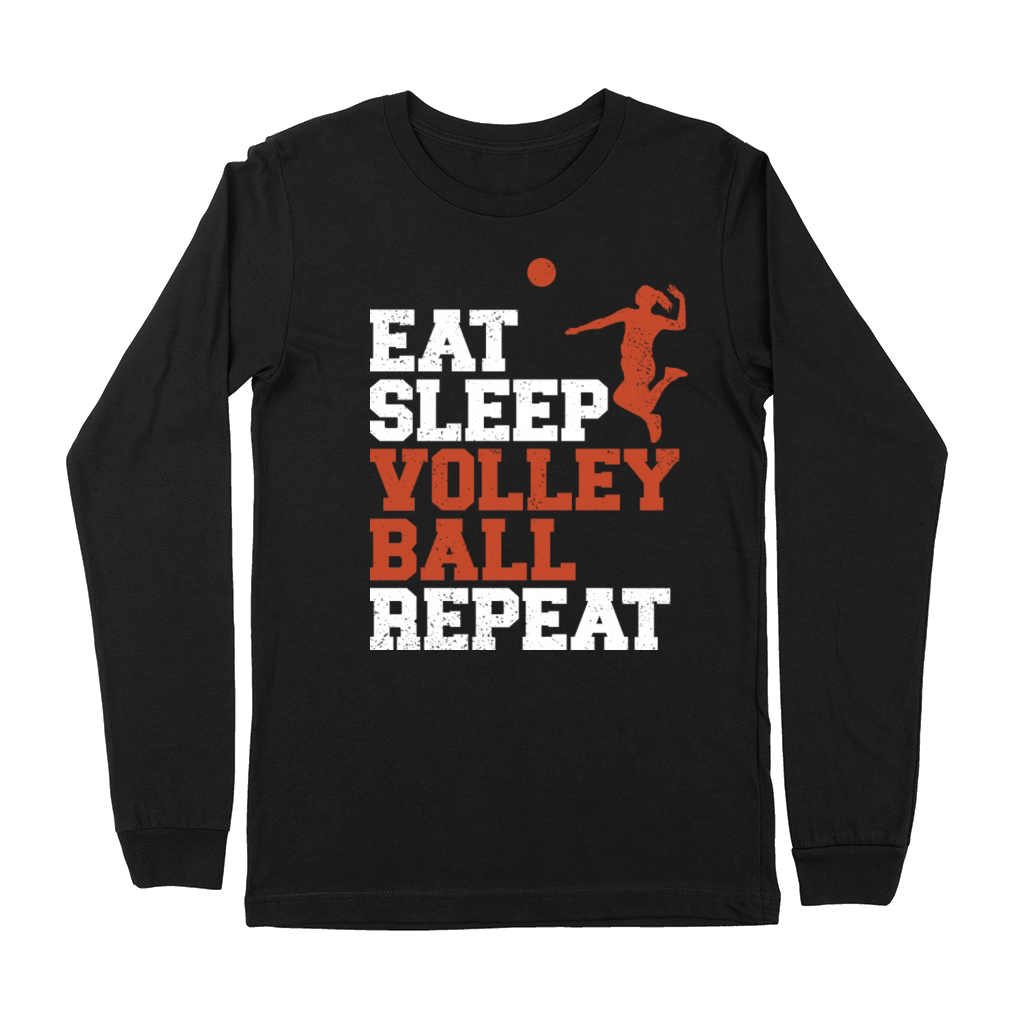 Eat Sleep Volleyball Repeat Volleyball Girl Gifts Premium Long Sleeve