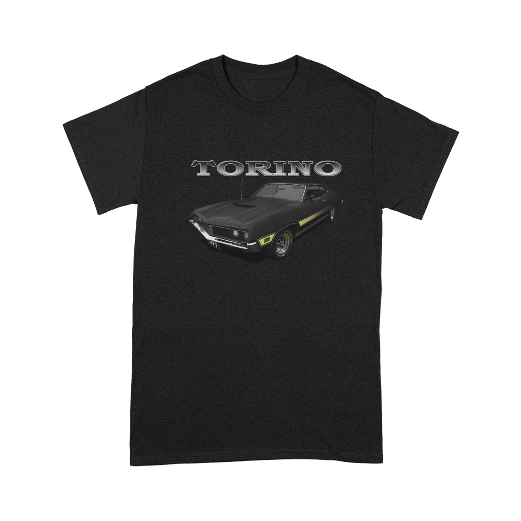 1971 Ford Torino Black Premium T-shirt