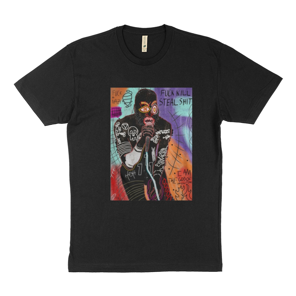 Basquiat MC Ride Fuck Kill Steal Shit shirt Sustainable T-Shirt