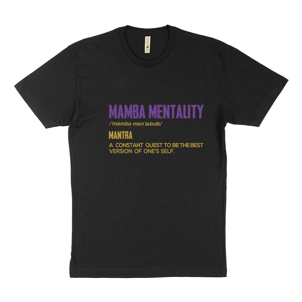 Mamba Mentality Definition Sustainable T-Shirt
