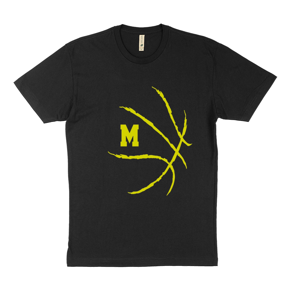 Michigan Wolverines U of M basketball Sustainable T-Shirt