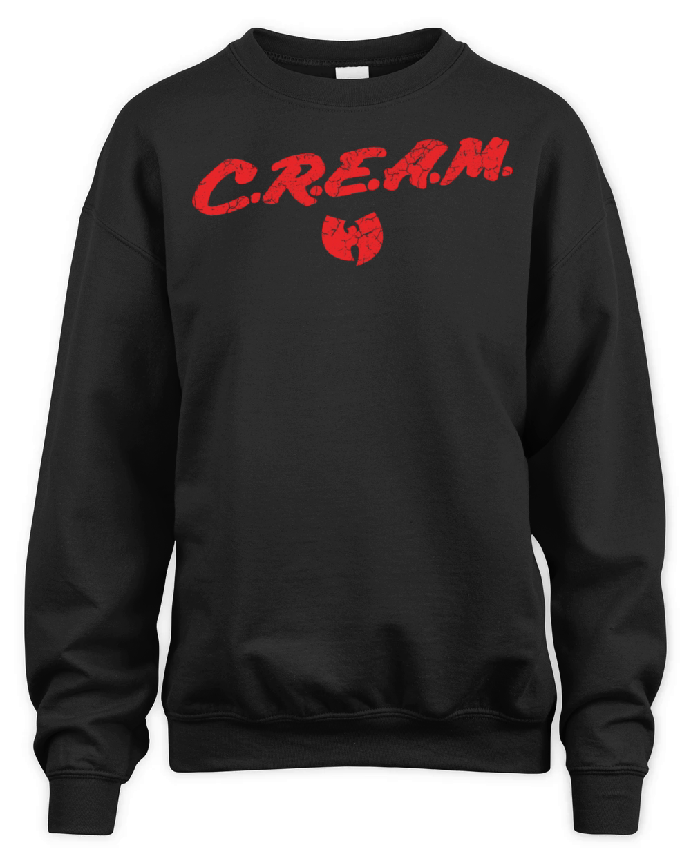 cream small wutang red Unisex Premium Crewneck Sweatshirt
