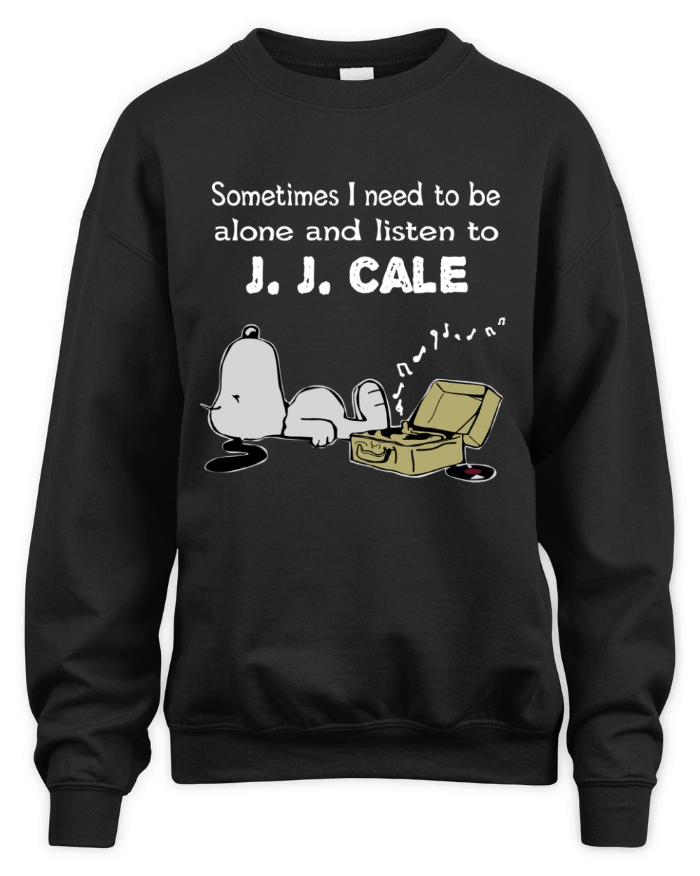 Sometimes I need to be alone and listen to J. J. Cale Unisex Premium Crewneck Sweatshirt