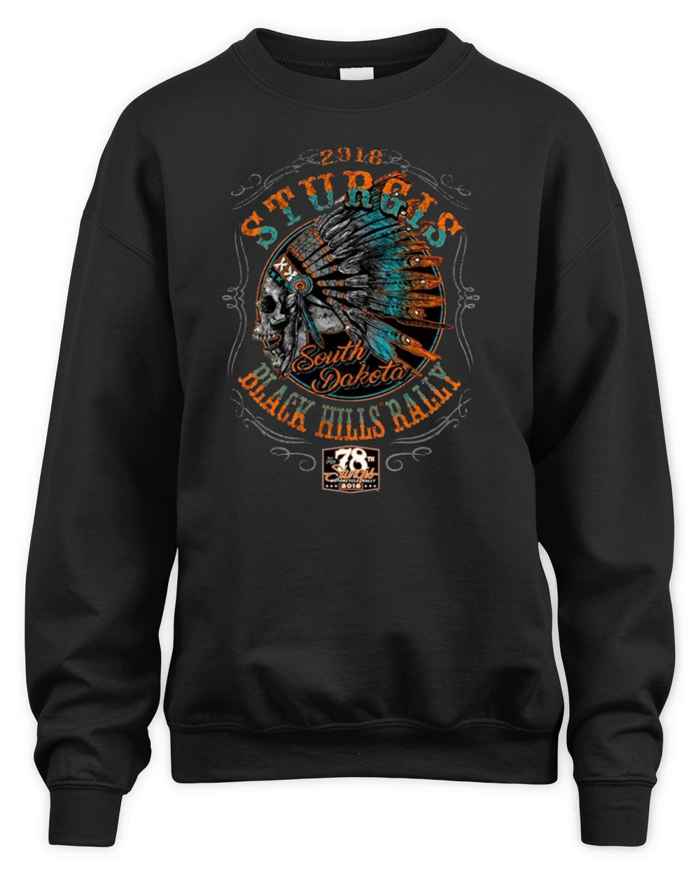 Sturgis black hills rally Unisex Premium Crewneck Sweatshirt