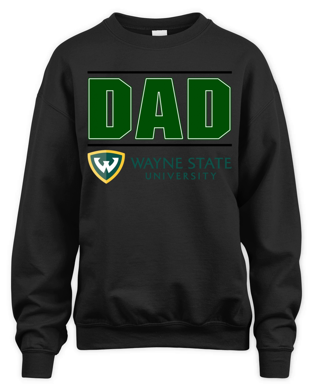 Wayne State University Proud Dad Parents Day 2020 Unisex Premium Crewneck Sweatshirt
