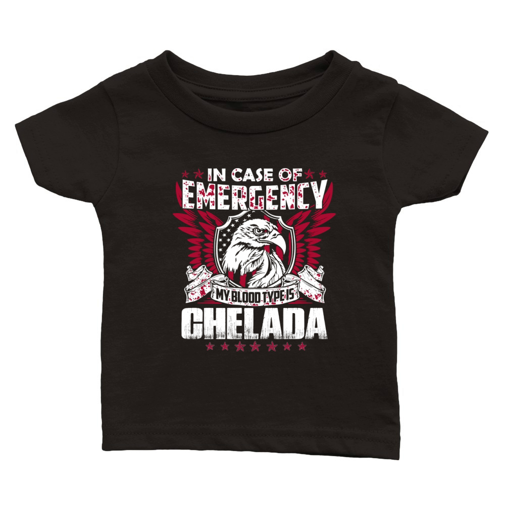 Funny Vintage Style Tshirt for CHELADA Classic Baby Crewneck T-shirt