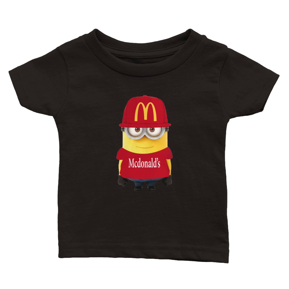 Mini Mcdonald's Funny. Classic Baby Crewneck T-shirt