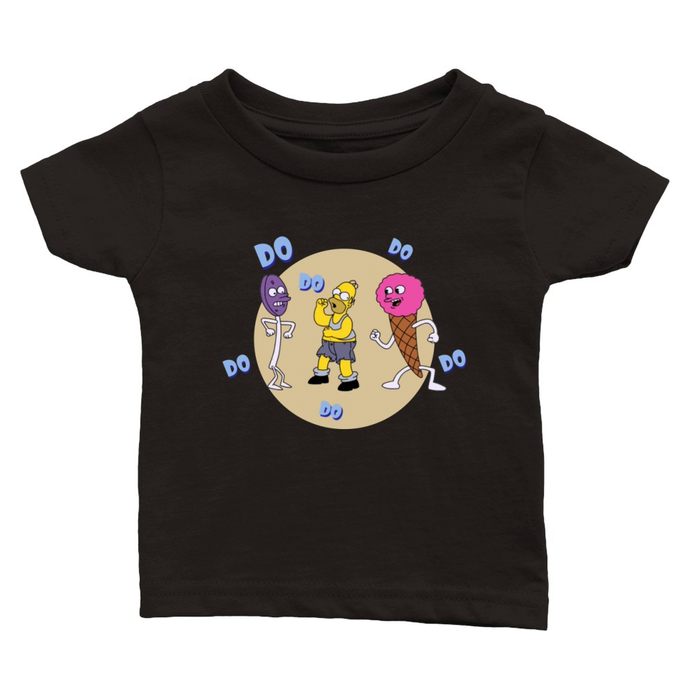 SIMPSONS - SUGAR T-SHIRT - Rabbit Skins Baby Onesie Classic Baby Crewneck T-shirt