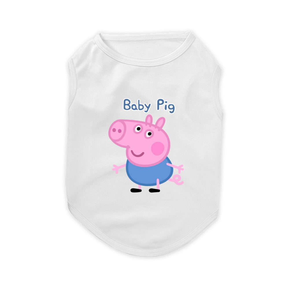 peppa-pig-baby-pig Pet T-Shirt