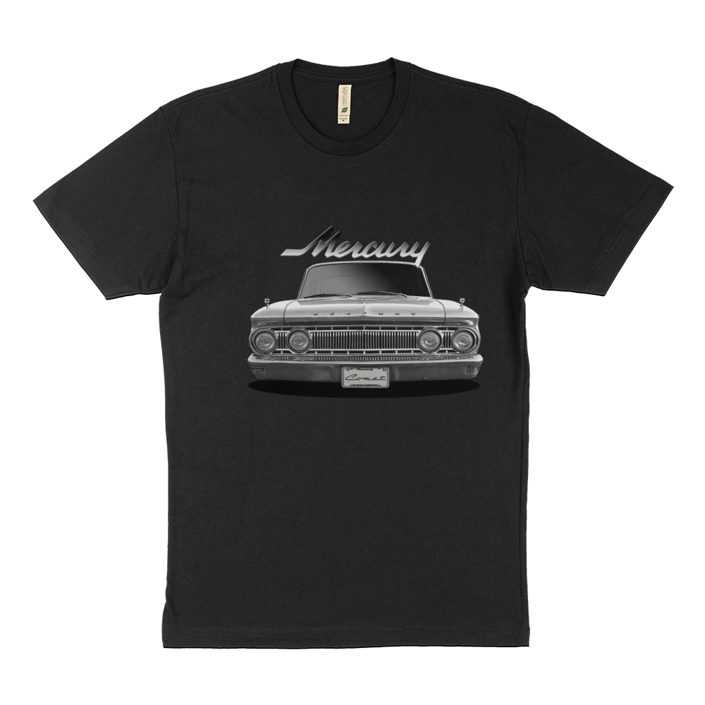 1962 Ford Mercury Comet White Two Sided Sustainable T-Shirt