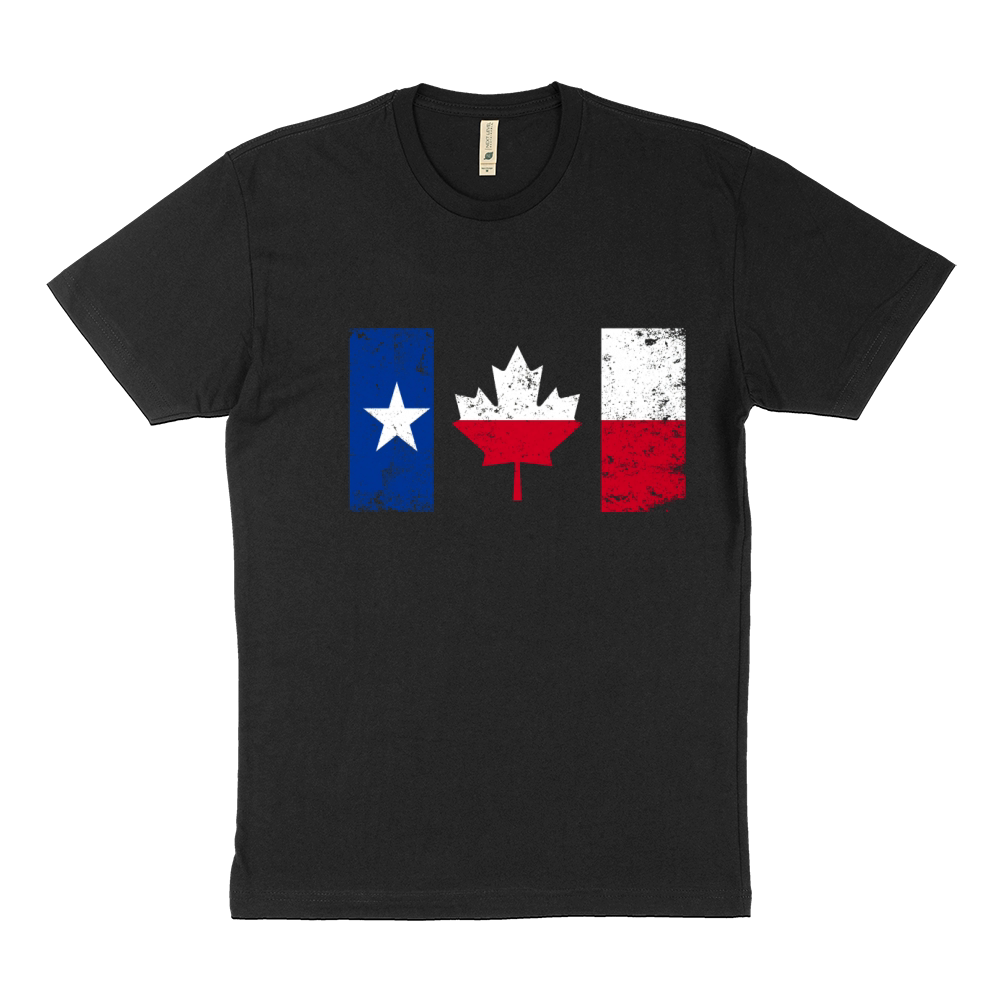 Canadian Texas Flag Sustainable T-Shirt