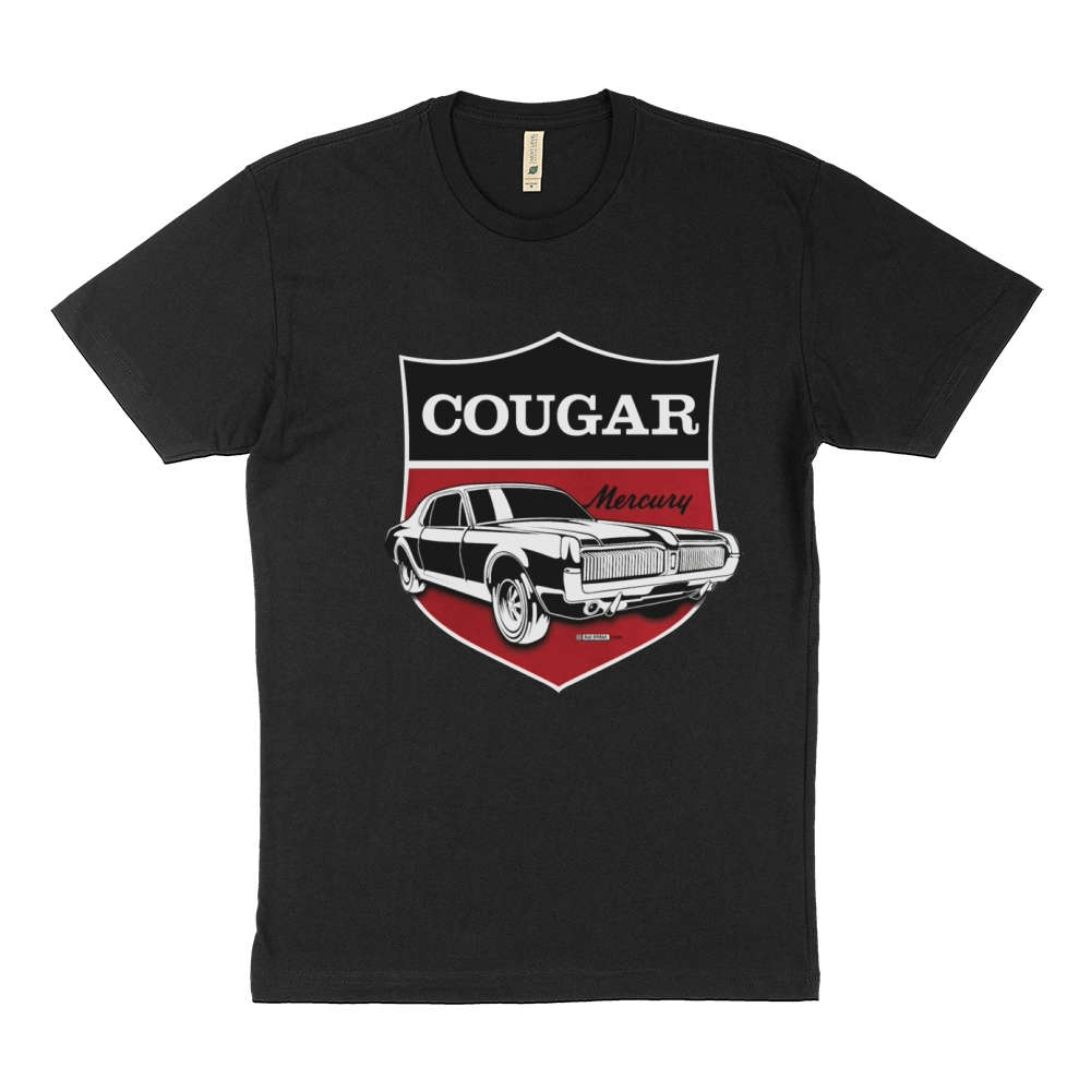 Classic Mercury Cougar crest Sustainable T-Shirt