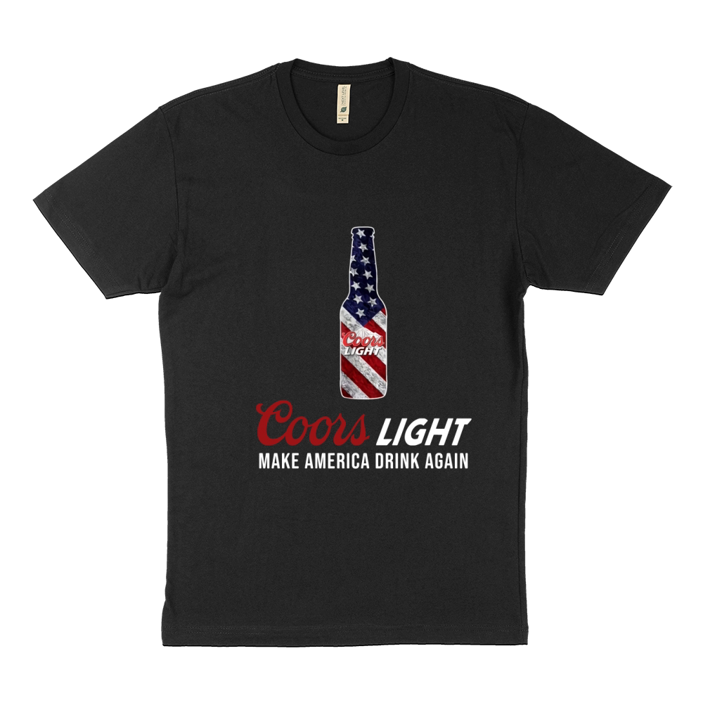 Coors light make America drink again Sustainable T-Shirt