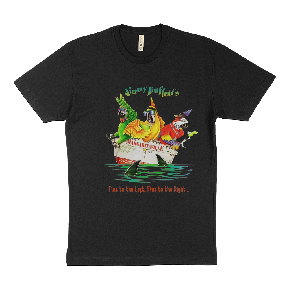 Jimmy Buffet Fin to the left, fins to the right... Sustainable T-Shirt