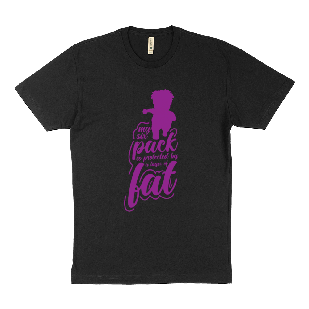 My Six Pack is Protected by A Large of Fat Sustainable T-Shirt