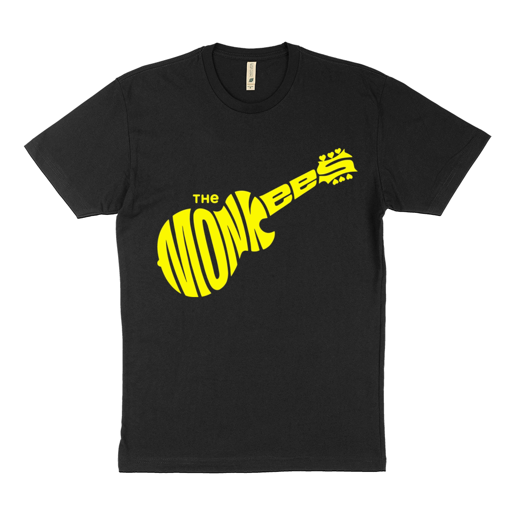 The Monkees Band Logo Yellow Sustainable T-Shirt