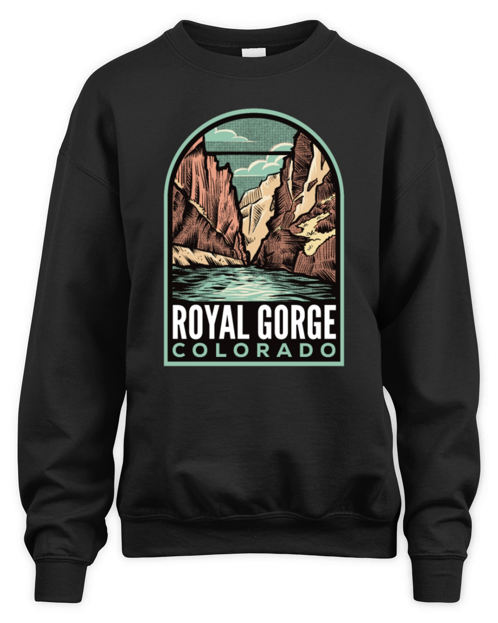 Royal Gorge Colorado Vintage Unisex Premium Crewneck Sweatshirt